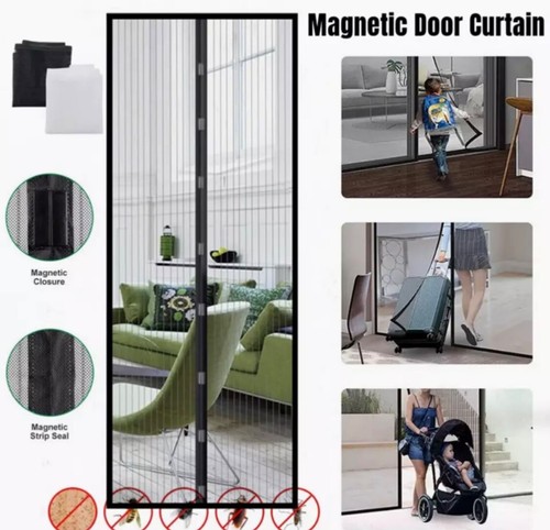 Magnetic door curtain anti bug - door,